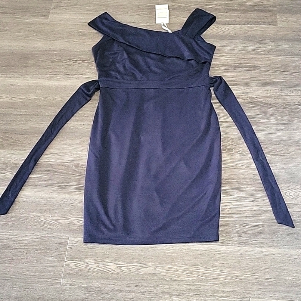 Elegant Navy Blue Dress